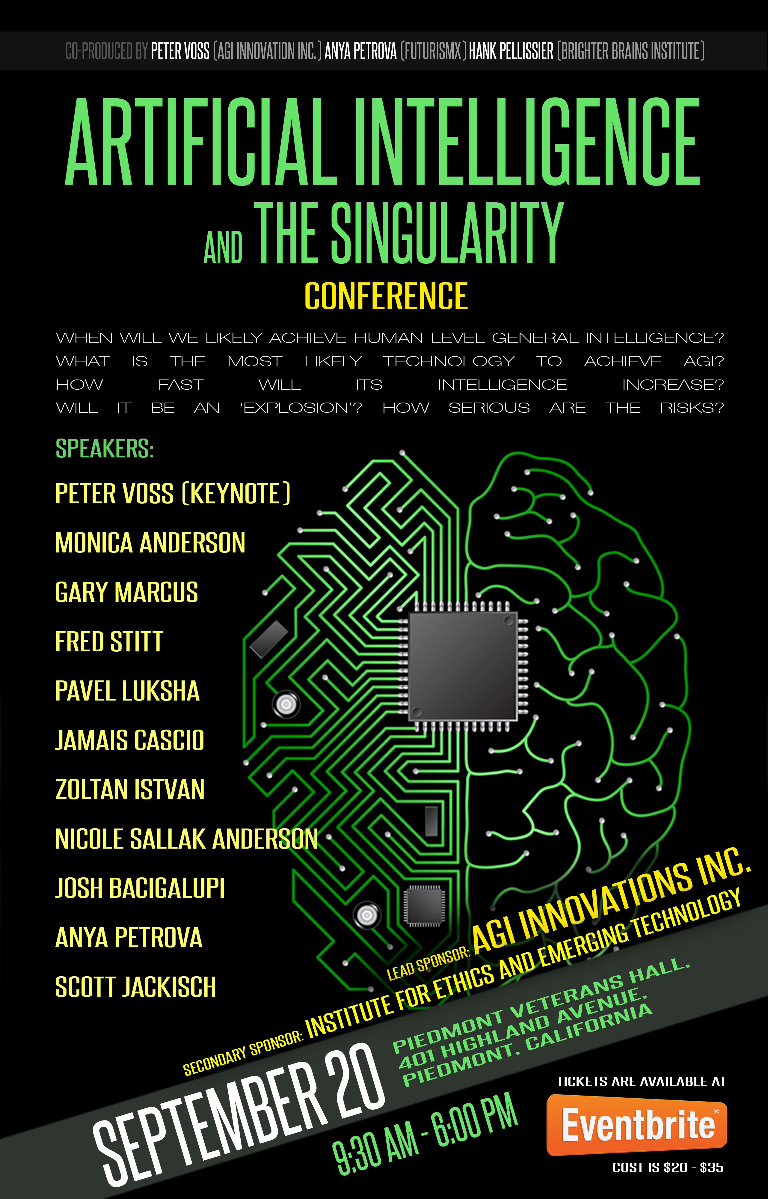 Artificial Intelligence & The Singularity Conference